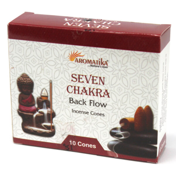 Cones de Incenso de Refluxo - 7 Chakras - Image 2