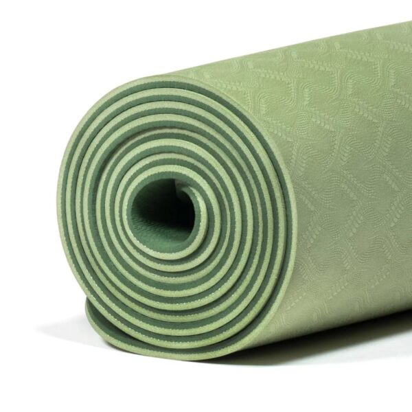 Tapete de Yoga Yogi & Yogini Premium TPE - Verde - Image 2