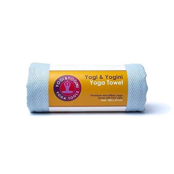 Toalha de Yoga com Bolinhas de PVC - Azul