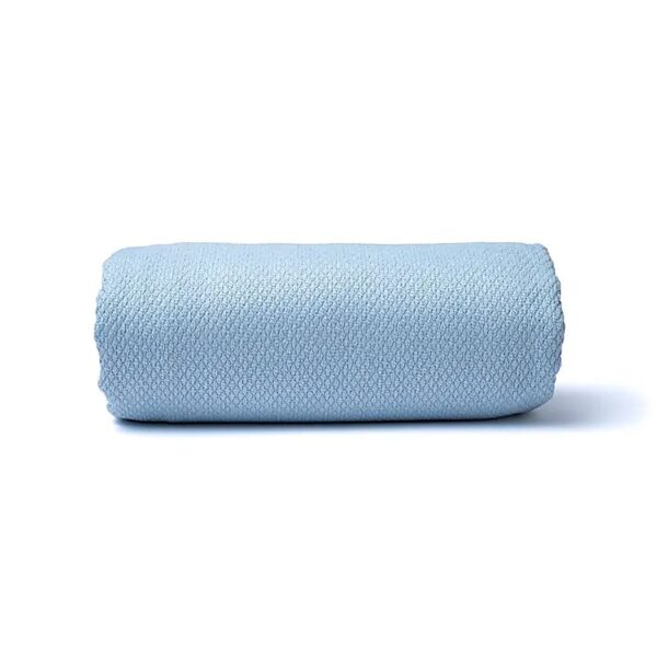 Toalha de Yoga com Bolinhas de PVC - Azul - Image 2