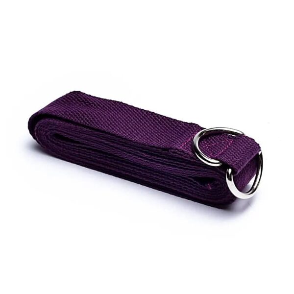 Cinta de Yoga D-Ring - Roxa