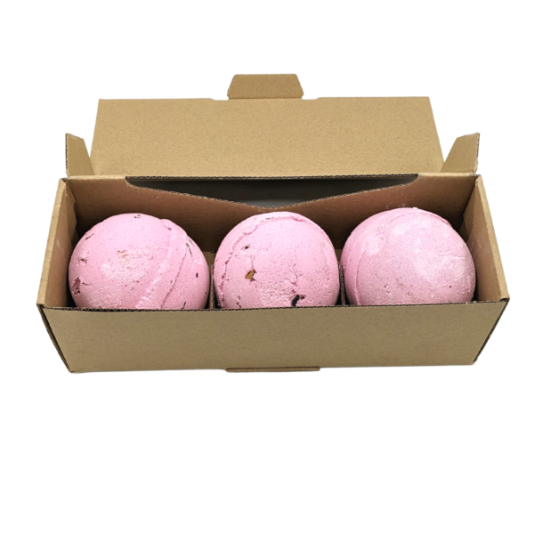3 Bombas de Banho Rosas e Pétalas - Image 5