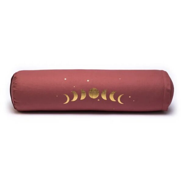 Almofada de Meditação Redonda Algodão Orgânico - Fases da Lua