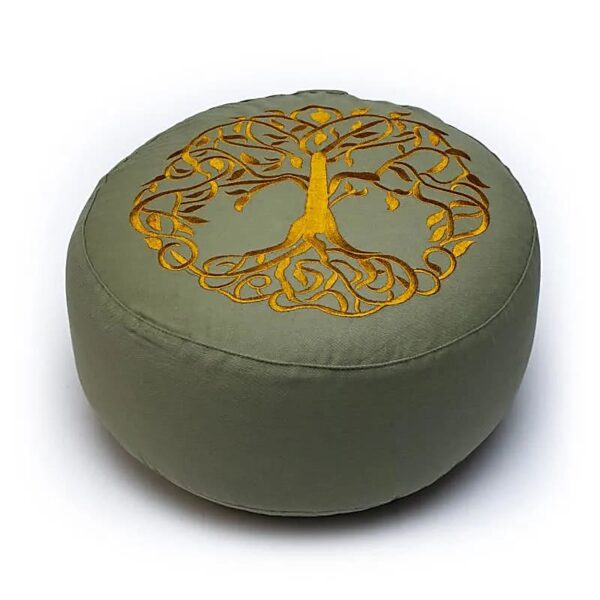 Almofada de Meditação Algodão Orgânico - Árvore da Vida