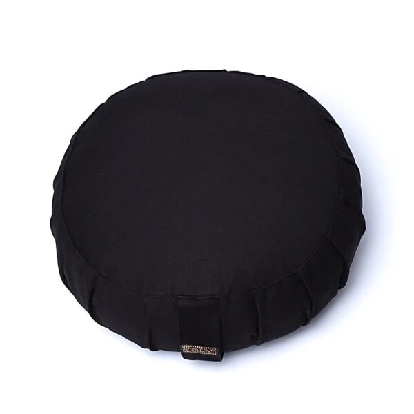 Almofada de Meditação Zafu Algodão Orgânico - Preta - Image 2
