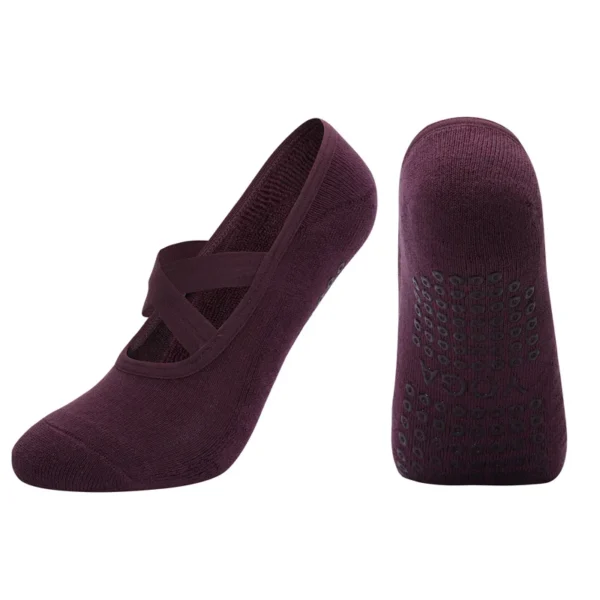 Meias Antiderrapantes para Pilates e Yoga - Veneza - Image 20
