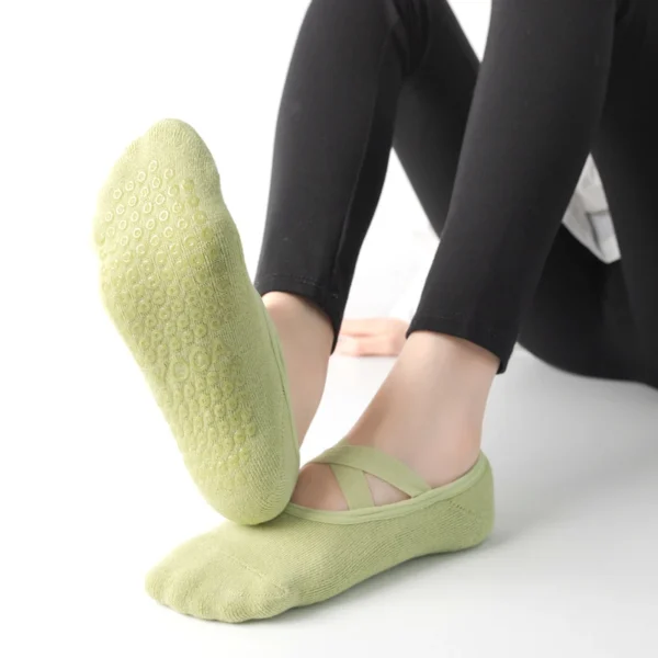 Meias Antiderrapantes para Pilates e Yoga - Veneza - Image 4