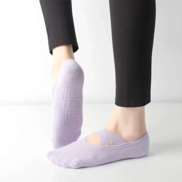 Meias Antiderrapantes para Pilates e Yoga - Veneza - Image 5