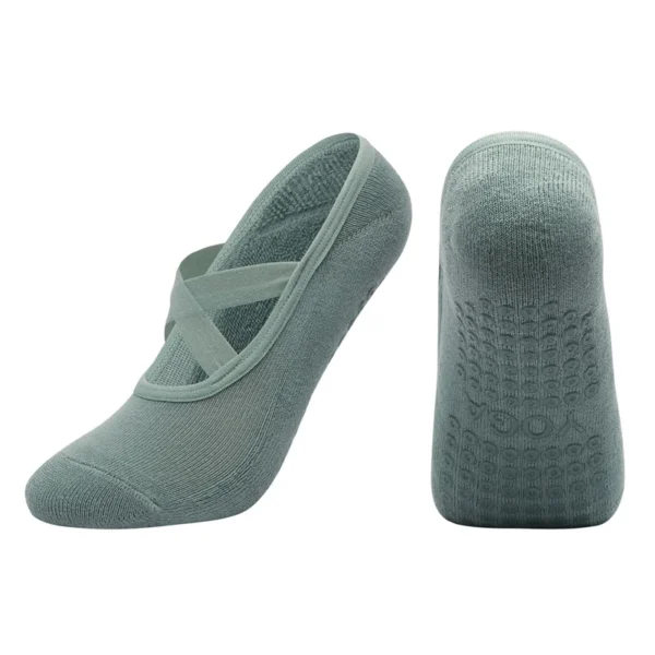 Meias Antiderrapantes para Pilates e Yoga - Veneza - Image 17