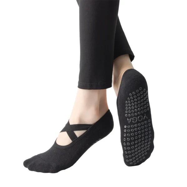 Meias Antiderrapantes para Pilates e Yoga - Veneza