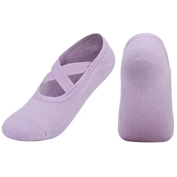 Meias Antiderrapantes para Pilates e Yoga - Veneza - Image 9