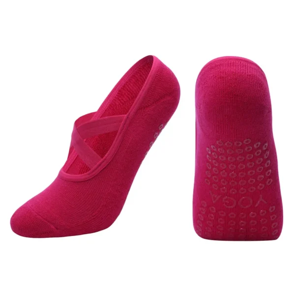 Meias Antiderrapantes para Pilates e Yoga - Veneza - Image 16
