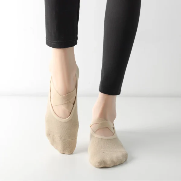 Meias Antiderrapantes para Pilates e Yoga - Veneza - Image 6
